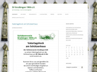 sv-gruibingen1906.de Webseite Vorschau