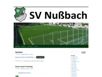 sv-nussbach.de Webseite Vorschau