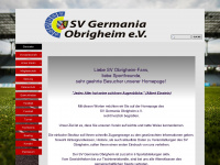 sv-obrigheim.de Webseite Vorschau