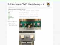 schuetzenverein-holzschwang.de Webseite Vorschau