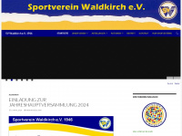 svwaldkirch.de Webseite Vorschau