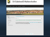 sv-waltershofen.de Webseite Vorschau