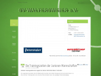 sv-waltersweier.de Webseite Vorschau
