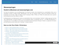 wasserspringen.com Webseite Vorschau