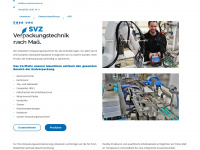 svz-maschinenbau.de Webseite Vorschau