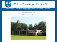 sv-zwingenberg.de Webseite Vorschau