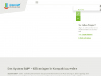 system-s-and-p.de Webseite Vorschau