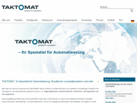 taktomat.de Webseite Vorschau