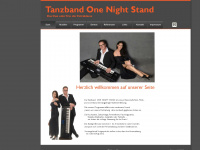 tanzband-onenightstand.de Webseite Vorschau