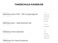 tanzschule-kaiser.de Webseite Vorschau