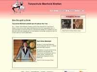 tanzschule-manhold.de Webseite Vorschau