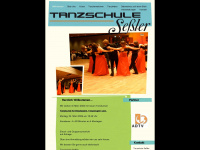 tanzschule-sessler.de Webseite Vorschau