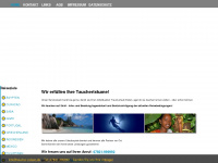 taucher-reisen.de Webseite Vorschau