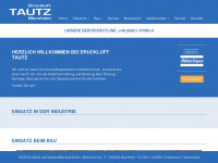 tautz-druckluft.de Webseite Vorschau