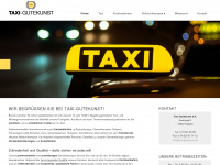 taxi-gutekunst.de Webseite Vorschau