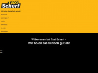 taxi-scherf.de Webseite Vorschau