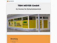 tbm-meyer.de Webseite Vorschau