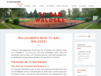tc-bad-waldsee.de Webseite Vorschau