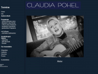 claudia-pohel.com Webseite Vorschau