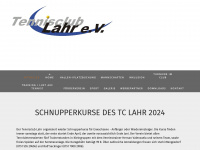 tc-lahr.de Webseite Vorschau