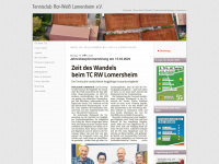 tc-lomersheim.de Webseite Vorschau
