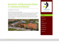 tc-neckarwestheim.de Webseite Vorschau