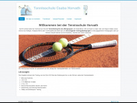 tennis-horvath.de Webseite Vorschau