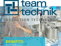 teamtechnik.com Webseite Vorschau