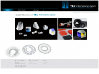 tec-international-optics.de Webseite Vorschau