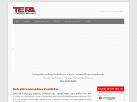 tefa.de Webseite Vorschau