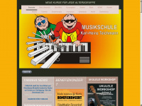 teichmann-musik.de Webseite Vorschau