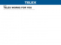 telex.com Webseite Vorschau