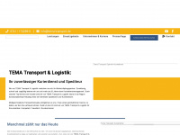 tema-transport.de Webseite Vorschau
