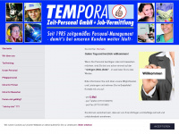 tempora-personal.de Webseite Vorschau