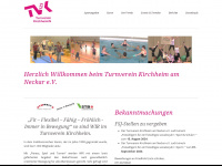 tv-kirchheim-n.de Webseite Vorschau