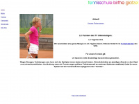tennisschule-birthe-glatzel.de Webseite Vorschau