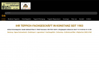 teppich-afshari.de Webseite Vorschau