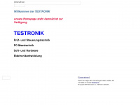 testronik.de Webseite Vorschau
