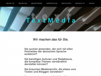 textmedia.de Webseite Vorschau