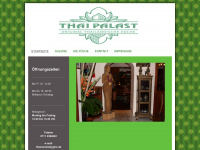 thai-palast.de Webseite Vorschau
