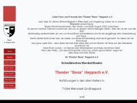theaterbesa.de Webseite Vorschau