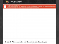 theatergesellschaft.de Webseite Vorschau
