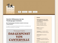 theatergruppe-erolzheim.de Webseite Vorschau