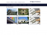 thh-architekten.de Webseite Vorschau