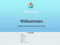 thomasdaferner.de Webseite Vorschau