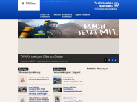ov-biberach-bd.thw.de Webseite Vorschau
