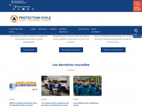 protection-civile.org Webseite Vorschau