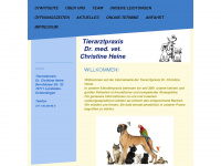 tierarztpraxis-heine.de Webseite Vorschau