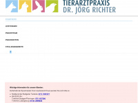 tierarztpraxis-richter.de Webseite Vorschau