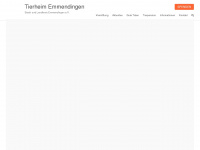 tierheim-emmendingen.de Webseite Vorschau
